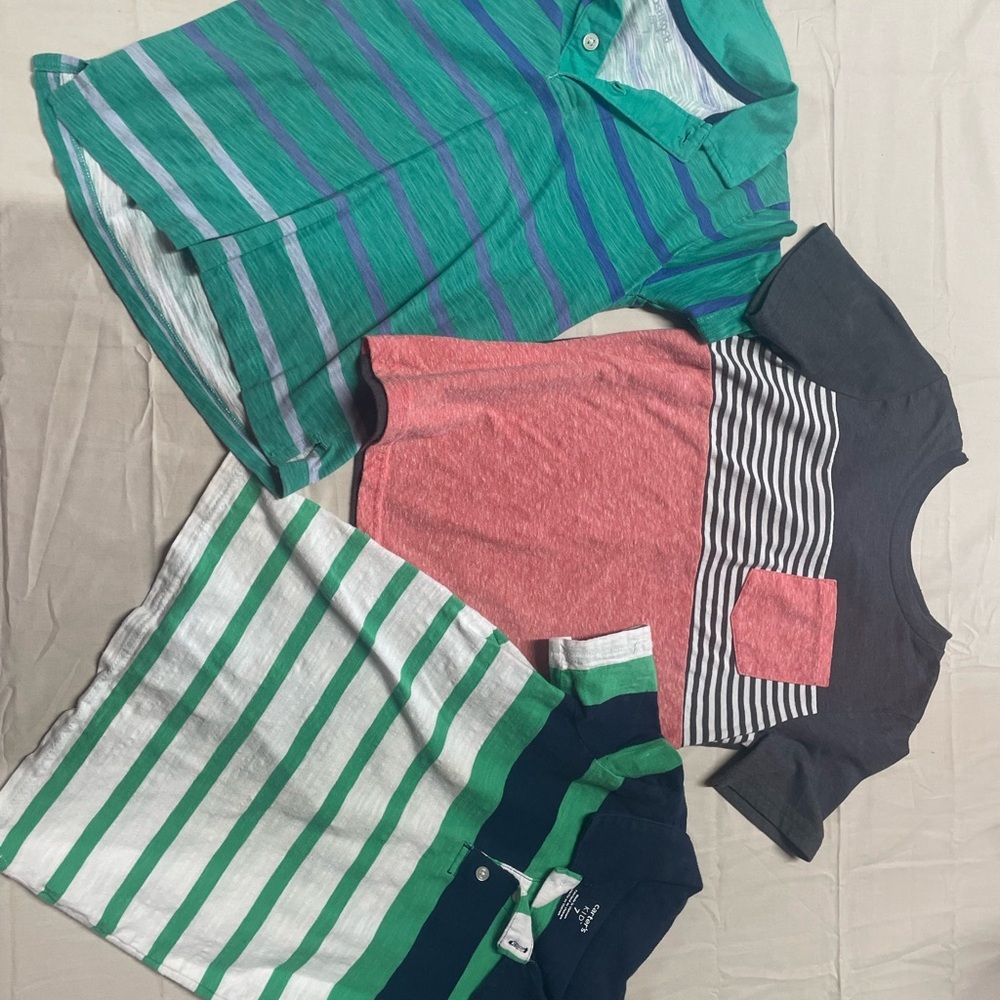 OshKosh B'gosh Green and Blue Polo Set
